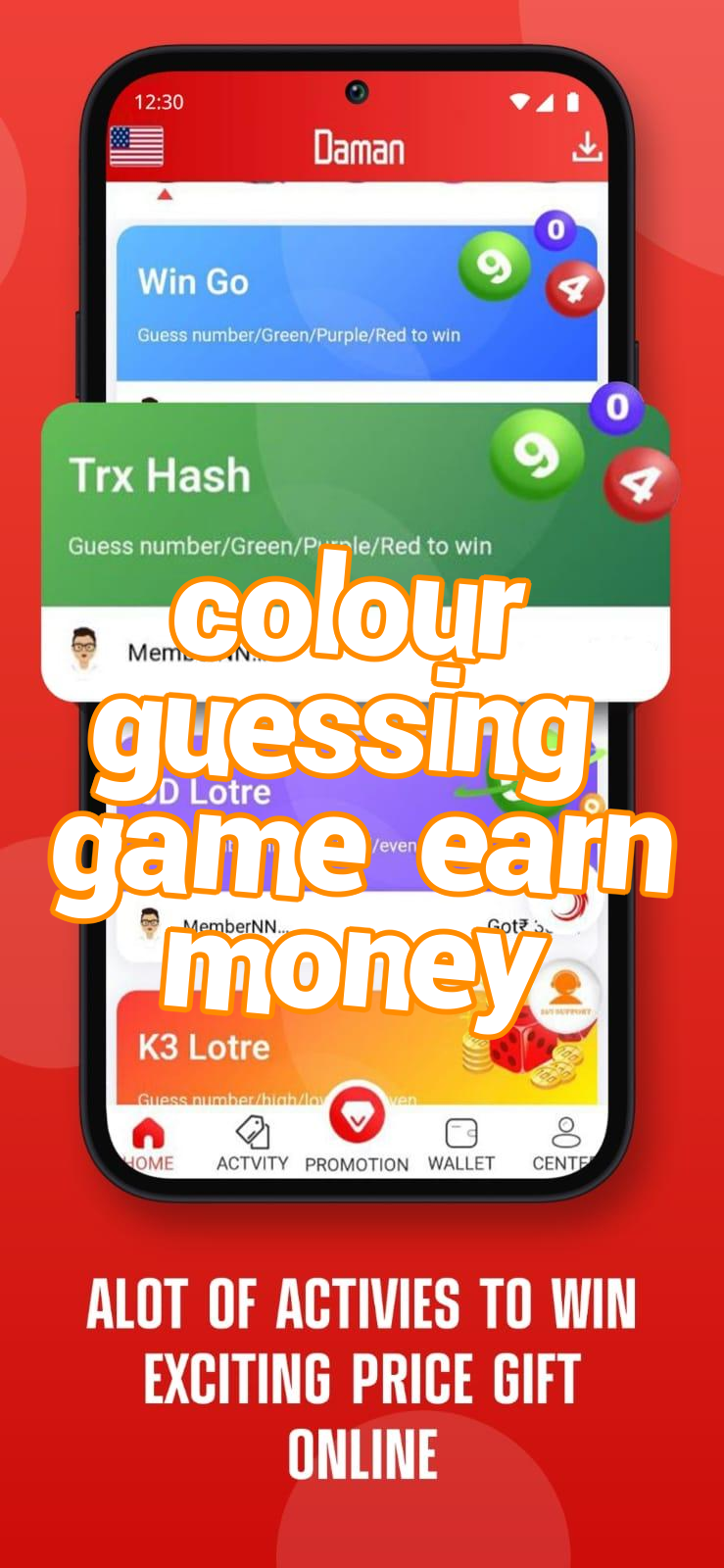 colour guessing game earn money Screenshots